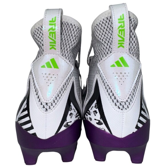 Adidas Freak 23 Combine Bounce Mens Size 16 Football Cleats Mismatch Design Sock - Picture 5 of 8